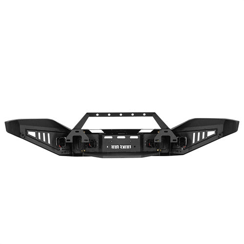 Load image into Gallery viewer, Hooke Road Full-Width Front Bumper wIth Winch Plate & LED Spotlights for 2016-2018 GMC Sierra 1500 b9460 7