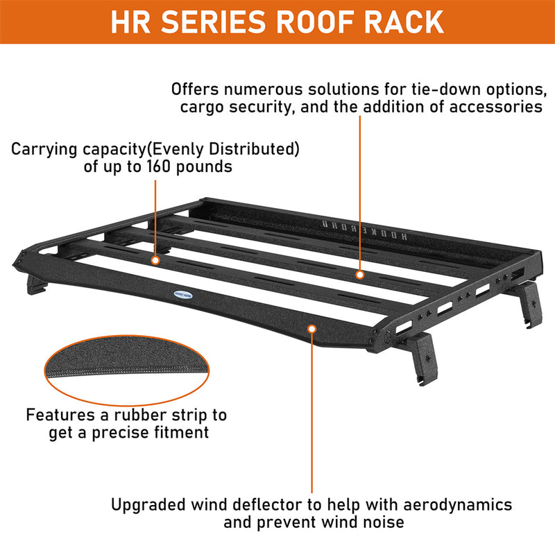 Load image into Gallery viewer, Half Steel Roof Rack for Jeep Wrangler JL 2-Door Hard Top Hooke Road b3108s 6
