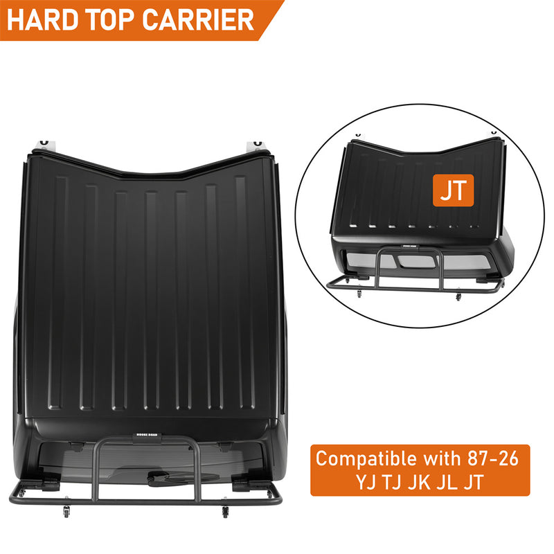 Load image into Gallery viewer, Hard Top Carrier Storage Cart for 1987-2026 Jeep YJ TJ JK JL JT b1001-2 5
