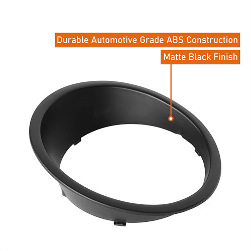 Load image into Gallery viewer, Hooke Road Headlight Cover Angry Bird Bezels Trim for 2007-2015 Jeep Wrangler JK mmr20110 8