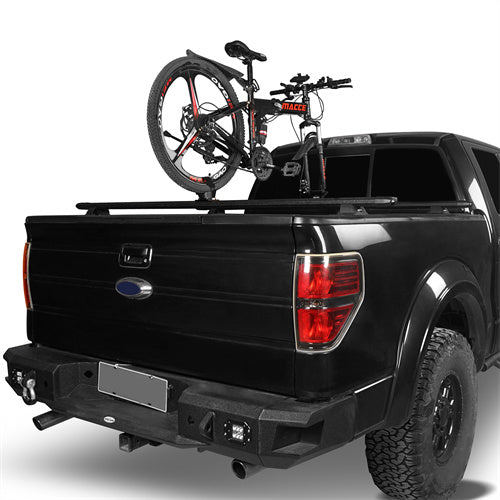 Load image into Gallery viewer, Hooke Road Heavy Duty Aluminum Truck Bed Rack Low Profile Adjustable Crossbars Rack for Trucks qt.10020 5