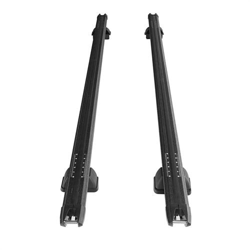 Load image into Gallery viewer, Hooke Road Heavy Duty Aluminum Truck Bed Rack Low Profile Adjustable Crossbars Rack for Trucks qt.10020 4