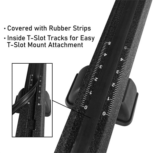 Load image into Gallery viewer, Hooke Road Heavy Duty Aluminum Truck Bed Rack Low Profile Adjustable Crossbars Rack for Trucks qt.10020 7