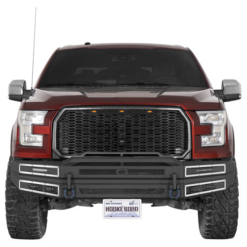 Load image into Gallery viewer, Hooke Road Heavy-duty Steel Front Bumper for 2015-2017 Ford F-150 b8289 2