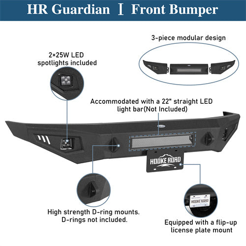 Load image into Gallery viewer, Hooke Road 1992-1996 Ford F-150 F-250 F-350 Bronco Front Bumper b8543 7