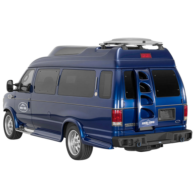 Load image into Gallery viewer, Hooke Road 1992-2014 Ford E-350 Rear Bumper with Hitch Receiver b8702 3