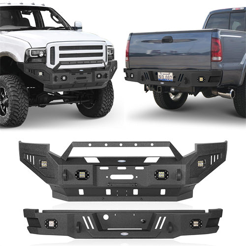 Load image into Gallery viewer, Hooke Road 2005-2007 Ford F250 Front Bumper & Rear Bumper b85058504 1
