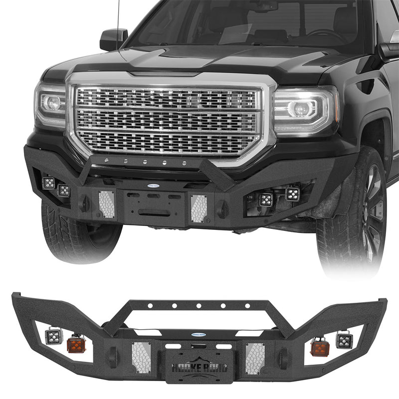 Load image into Gallery viewer, Hooke Road 2016-2018 GMC Sierra 1500 Full-Width Front Bumper b9471 1