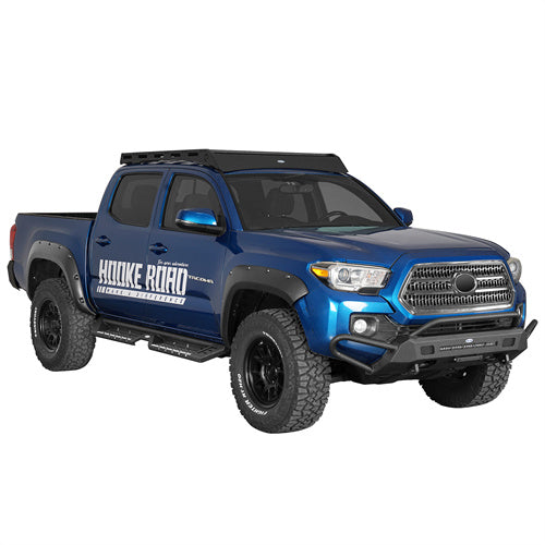 Load image into Gallery viewer, Hooke Road 2016-2023 3rd Gen Tacoma Front Bumper w/ Side Tube Guard b4229s 3