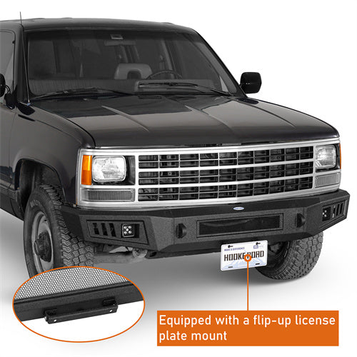 Load image into Gallery viewer, Hooke Road Steel Front Bumper for 1992-1999 Chevy Suburban Tahoe & GMC Yukon b7231s 10
