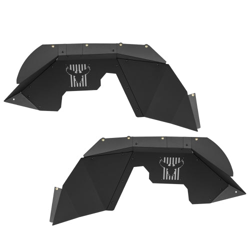 Load image into Gallery viewer, Hooke Road Aluminum Front Inner Fender Liners for 2007-2018 Jeep Wrangler JK b2117s 6