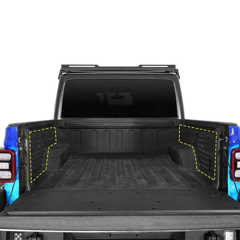 Load image into Gallery viewer, Bed Side Storage MOLLE Panels for 2020-2026 Jeep Gladiator JT Hooke Road b7031s 3