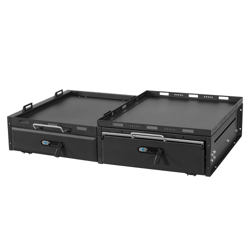 Load image into Gallery viewer, Hooke Road Jeep Wrangler Drawer System & Fridge Slide Mount for 2015-2024 Jeep Wrangler JK JL 4-Door b2089s 9