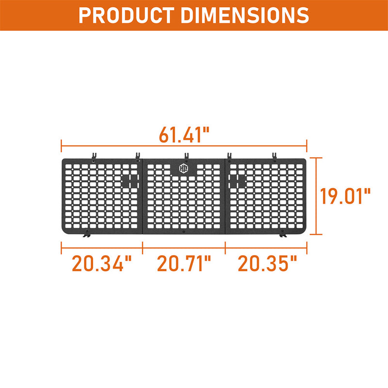 Load image into Gallery viewer, Hooke Road Front Bed MOLLE Panel for 2014-2021 Toyota Tundra CrewMax b5032s 5