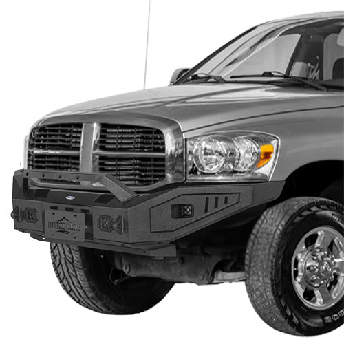 Load image into Gallery viewer, Hooke Road Front Bumper for 2006-2009 Ram 2500 3500 with Winch Plate b6482 2