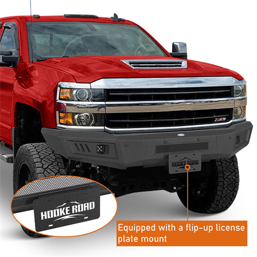 Load image into Gallery viewer, Hooke Road Front Bumper for 2015-2019 Chevy Silverado 2500HD 3500HD b9533 10