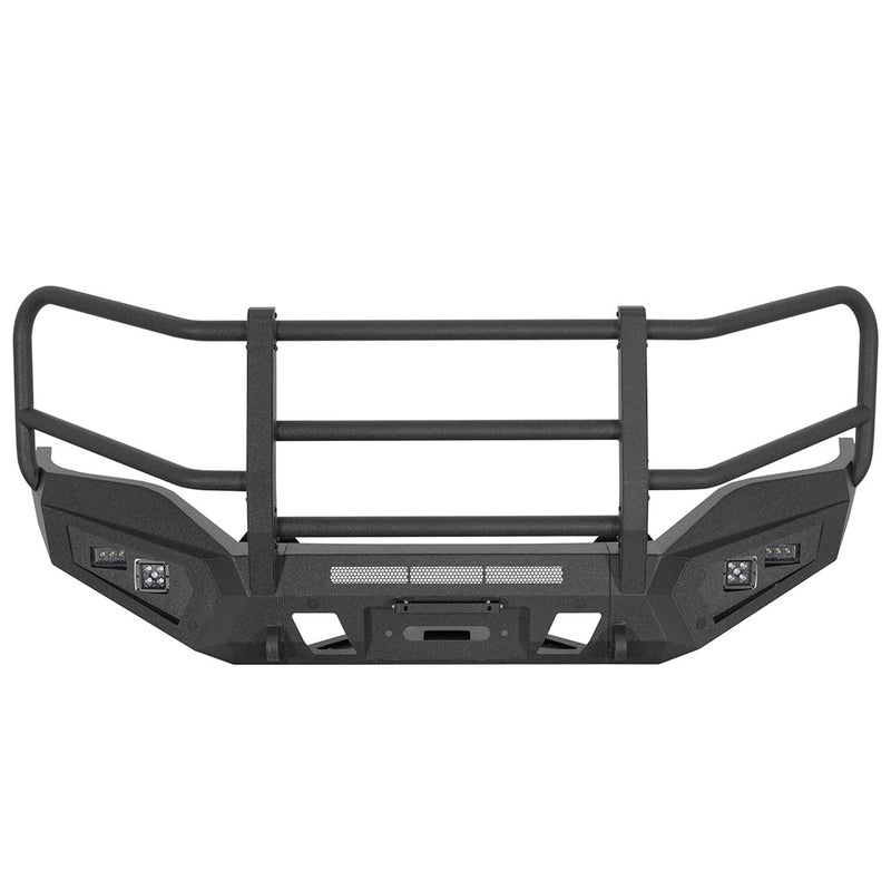 Load image into Gallery viewer, Hooke Road 2016-2018 GMC Sierra 1500 Front Bumper with Grille Guard b9466 3