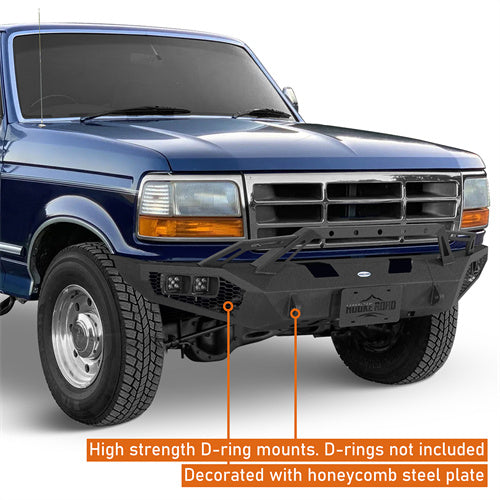 Load image into Gallery viewer, Hooke Road Front Bumper for 1992-1996 Ford Bronco F-150 F-250 F-350 b8544 7