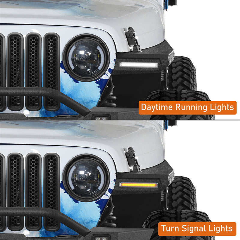 Load image into Gallery viewer, 1997-2006 Jeep Wrangler TJ Front Fender Flares & Inner Liners Kit Hooke Road b1074 3