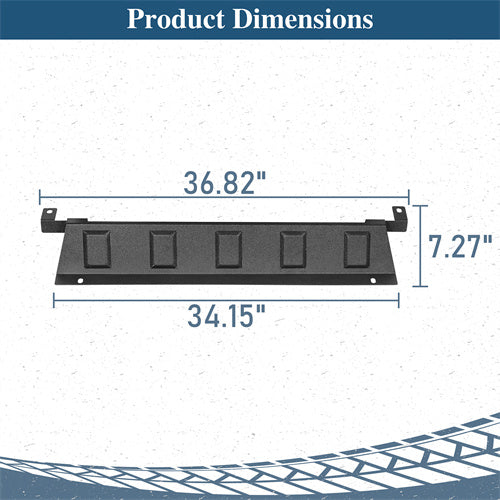 Load image into Gallery viewer, Hooke Road Front Skid Plate for 18-25 Jeep Wrangler JL & Gladiator JT 20-25 b3088 4