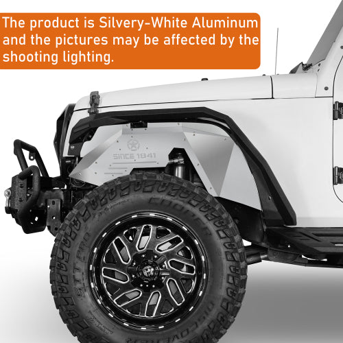 Load image into Gallery viewer, Hooke Road Jeep JK Front Wheel Well Liners Inner Liner for 2007-2018 Jeep Wrangler JK b2111s 11