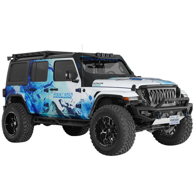 Load image into Gallery viewer, Full-Width Front Bumper for 2018-2026 Jeep Wrangler JL & Gladiaotr JT Hooke Road b3107s 3