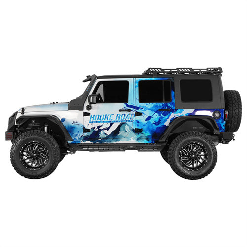 Load image into Gallery viewer, Hooke Road Jeep JK Inner Fender Liners Front & Rear Aluminum b2121s 4
