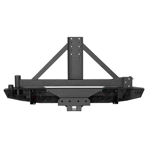 Load image into Gallery viewer, Hooke Road Jeep JL Rear Bumper with Tire Carrier for 2018-2024 Jeep Wrangler JL b3002s 7