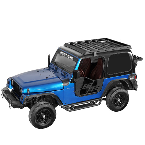 Load image into Gallery viewer, Hooke Road Jeep Wrangler Roof Rack for 1997-2006 Jeep Wrangler TJ Hardtop, Excluding Unlimited b1038s 4
