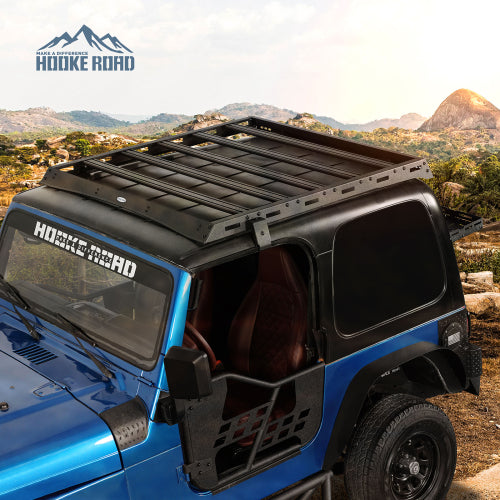 Load image into Gallery viewer, Hooke Road Jeep Wrangler Roof Rack for 1997-2006 Jeep Wrangler TJ Hardtop, Excluding Unlimited b1038s 5