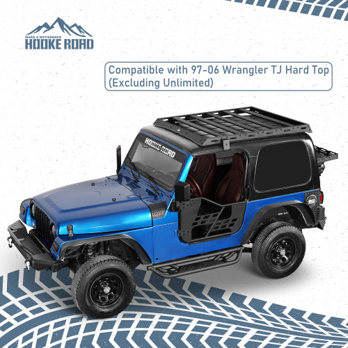 Load image into Gallery viewer, Hooke Road Jeep Wrangler Roof Rack for 1997-2006 Jeep Wrangler TJ Hardtop, Excluding Unlimited b1038s 6