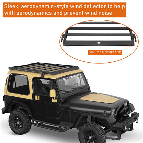 Load image into Gallery viewer, Hooke Road Jeep YJ Roof Rack Aluminum for Hardtop 1987-1995 1069s 7