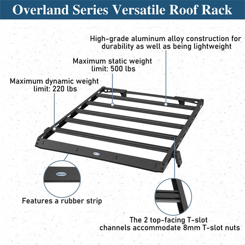 Load image into Gallery viewer, Hooke Road Jeep YJ Roof Rack Aluminum for Hardtop 1987-1995 1069s 9