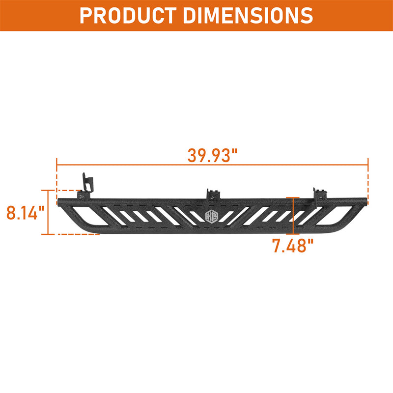 Load image into Gallery viewer, Nerf Side Steps for 1990-1995 Toyota 4Runner 2nd Gen 4-Door Hooke Road b9701s 5