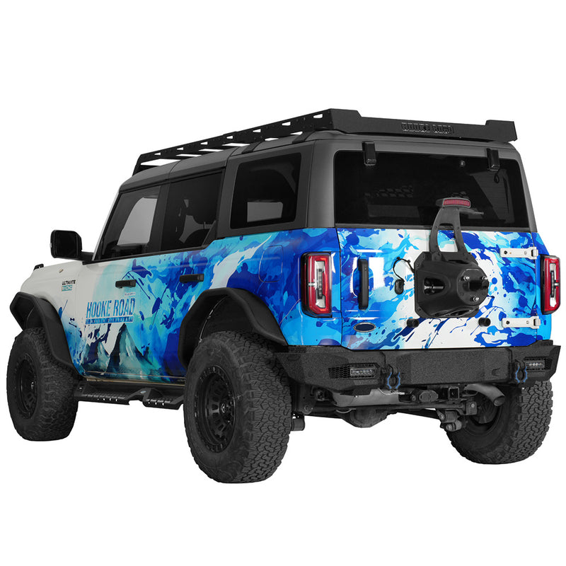 Load image into Gallery viewer, Hooke Road Off-road Rear Bumper for 2021-2026 Ford Bronco b9851s 3