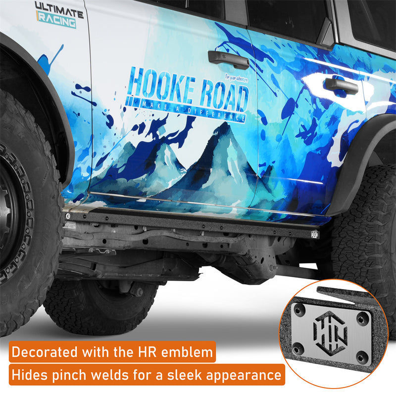 Load image into Gallery viewer, Hooke Road Pinch Weld Cover Kit for 2021-2026 Ford Bronco 4-Door & Raptor b8955 7