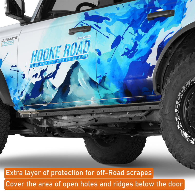 Load image into Gallery viewer, Hooke Road Pinch Weld Cover Kit for 2021-2026 Ford Bronco 4-Door & Raptor b8955 8