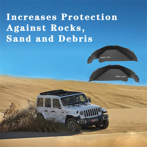 Load image into Gallery viewer, HookeRoad Jeep JK Rear MOAB Inner Fender Liners for 2007-2018 Jeep Wrangler JK b2068 3