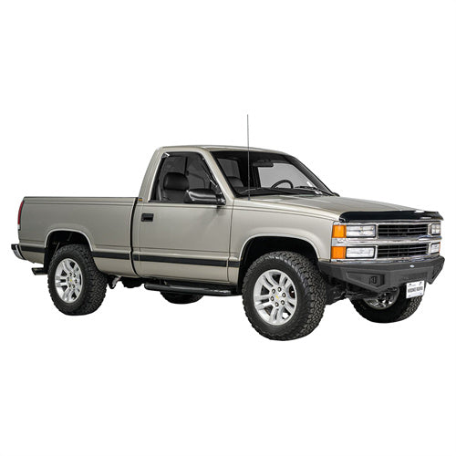 Load image into Gallery viewer, Hooke Road Steel Front Bumper for 1988-1998 Chevy C/K 1500 2500 3500 & GMC Sierra 1500 2500 3500 b9081 3