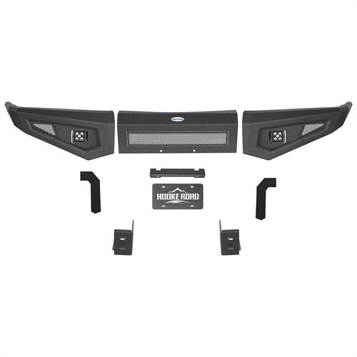 Load image into Gallery viewer, Hooke Road Steel Front Bumper for 1988-1998 Chevy C/K 1500 2500 3500 & GMC Sierra 1500 2500 3500 b9081 8