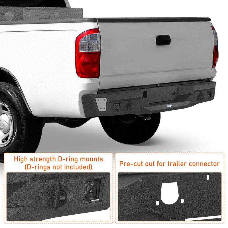 Load image into Gallery viewer, Hooke Road Steel Rear Bumper for 2000-2006 Toyota Tundra b5251 5