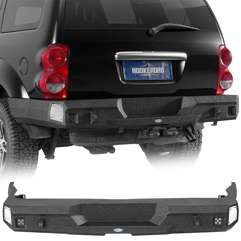 Load image into Gallery viewer, Steel Rear Bumper w/ Spotlights for 2004-2006 Dodge Durango Hooke Road b6856s 1