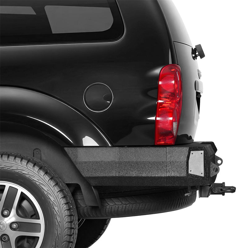Load image into Gallery viewer, Steel Rear Bumper w/ Spotlights for 2004-2006 Dodge Durango Hooke Road b6856s 2