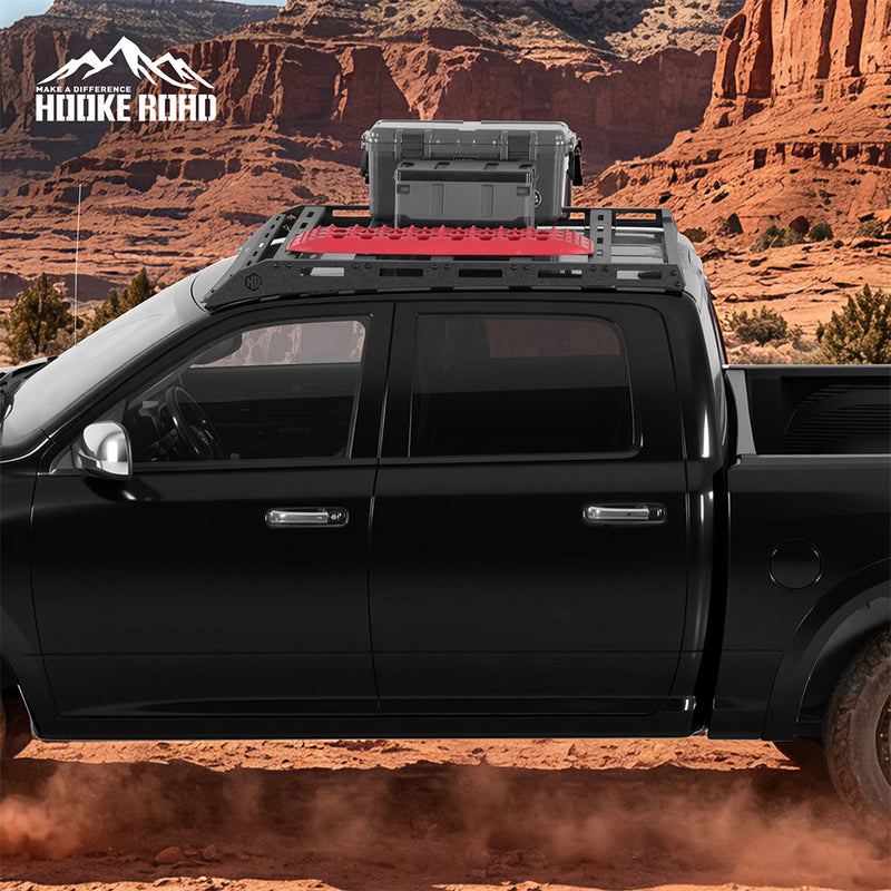 Load image into Gallery viewer, Steel Roof Rack for 2009-2018 Ram 1500 Crew Cab & Quad Cab Hooke Road b6029 8