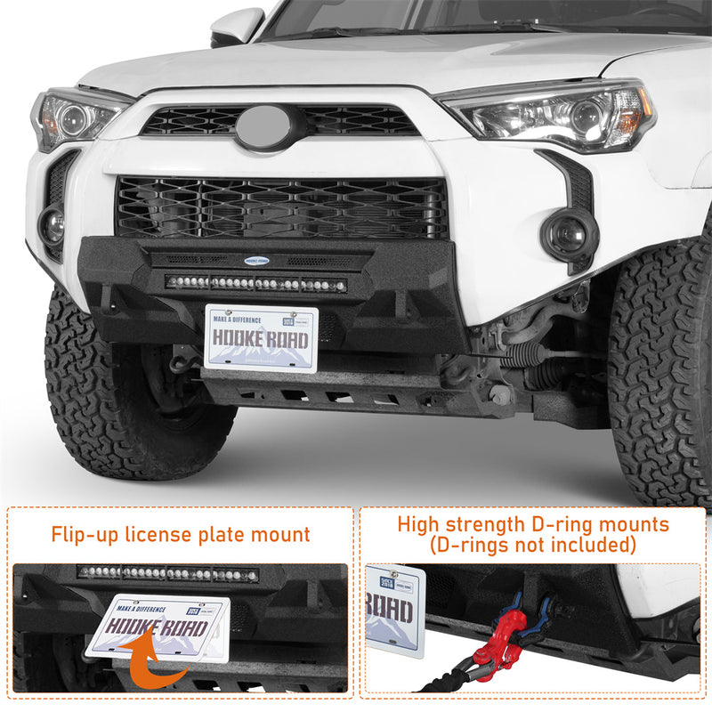 Load image into Gallery viewer, Hooke Road Stubby Front Bumper for 2014-2024 Toyota 4Runner b9828 6