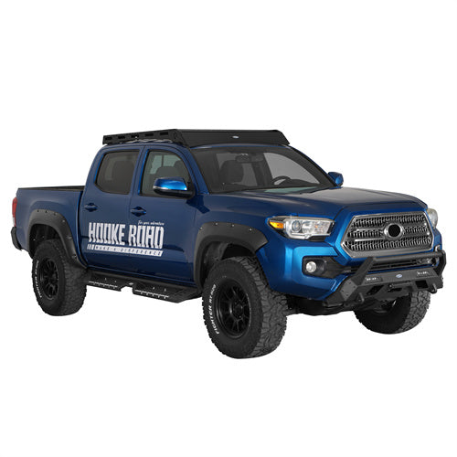 Load image into Gallery viewer, Hooke Road Toyota Tacoma 2016-2023 Winch Bumper w/ low-profile Grille Guard b4228s 3