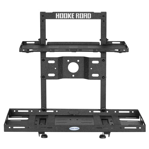 Load image into Gallery viewer, Hooke Road  Jeep Wrangler Tailgate Cargo Carrier w/ Foldable Table for 2007-2018 Jeep Wrangler JK b2100s 8