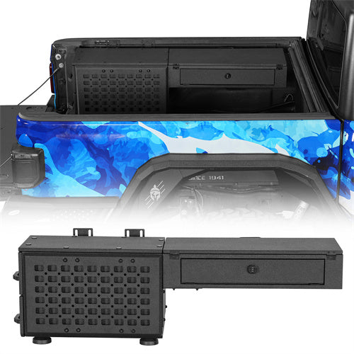 Load image into Gallery viewer, Hooke Road Truck Bed Drawer Storage & Side Box Set for Gladiator/ Tacoma/Colorado/Canyon b9918s 1