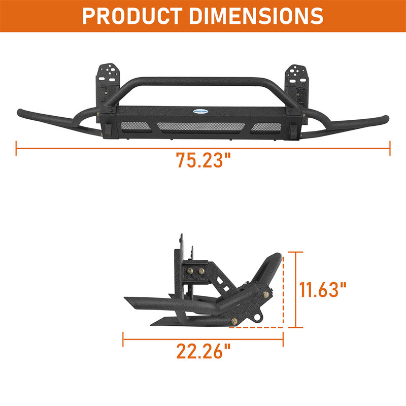Load image into Gallery viewer, Tube Front Bumper with Skid Plate for 2011-2014 Porsche Cayenne 958.1 b7212s 6