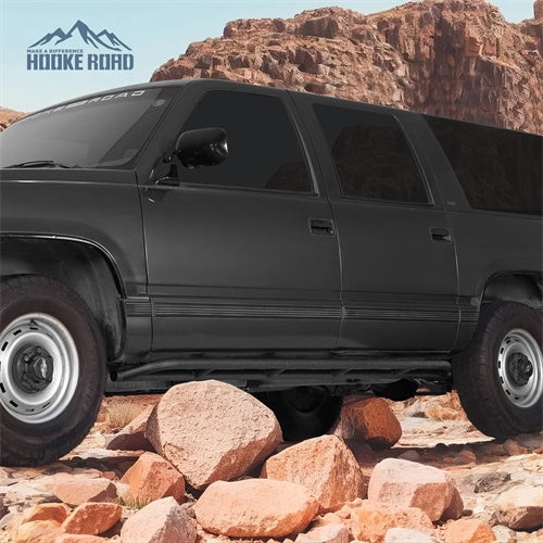 Load image into Gallery viewer, Hooke Road Tube Slider Rocker Sliders for 1992-1999 Chevy Suburban b7233s 6